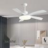 Nordic Industrial-Style Silent Ceiling Fan Chandelier for Home or Commercial Use