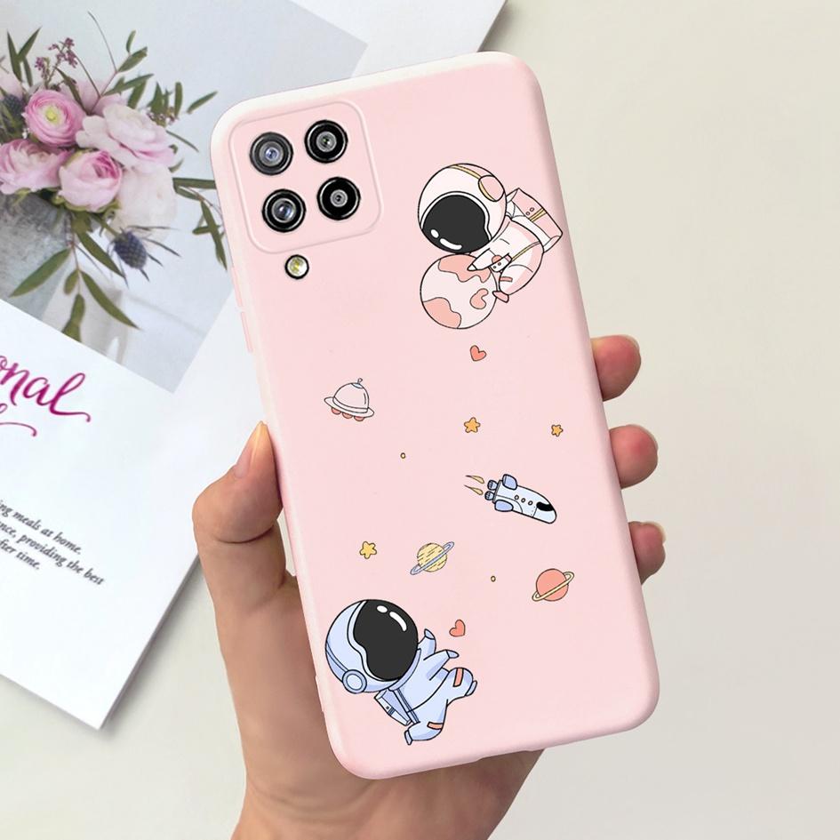 For Samsung Galaxy A22 5G Case SM-A226B Back Cover Cute Astronaut Silicone Soft Coque For Samsung A22 4G A22s SM-A225F A 22 Para