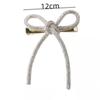 Rhinestone Bowknot Clips Crystal Accessories Fashion Brooch Pins  Girls