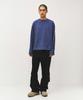 Seopiseuedisyeon Tattoo Long-Sleeve T Shirt Iris Blue