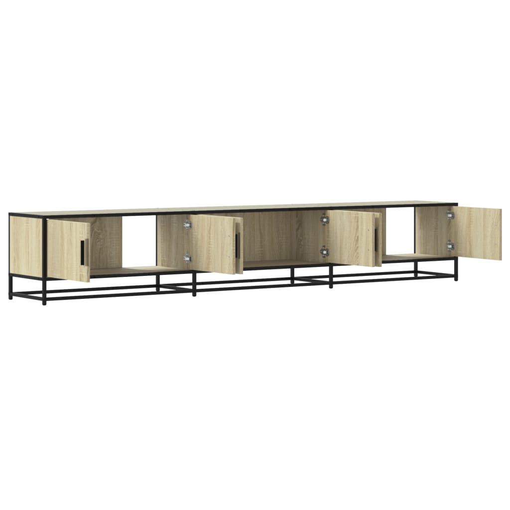 Vidaxl Szafka Pod Tv, Dąb Sonoma, 240X35X41Cm, Materiał Drewnopochodny