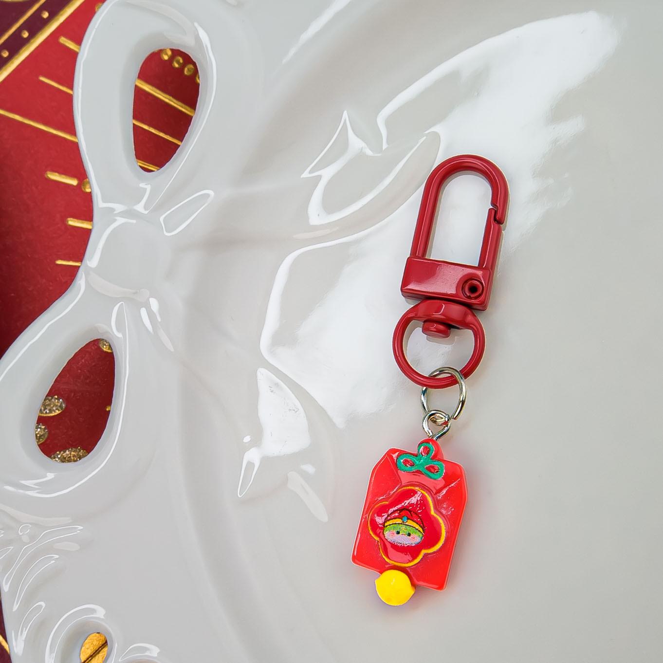 

Красная Пряжка J40 Брелок Год Змеи - Милая Змея Фу Бао Счастливый Подвеска для Рюкзака Студенческий Аксессуар