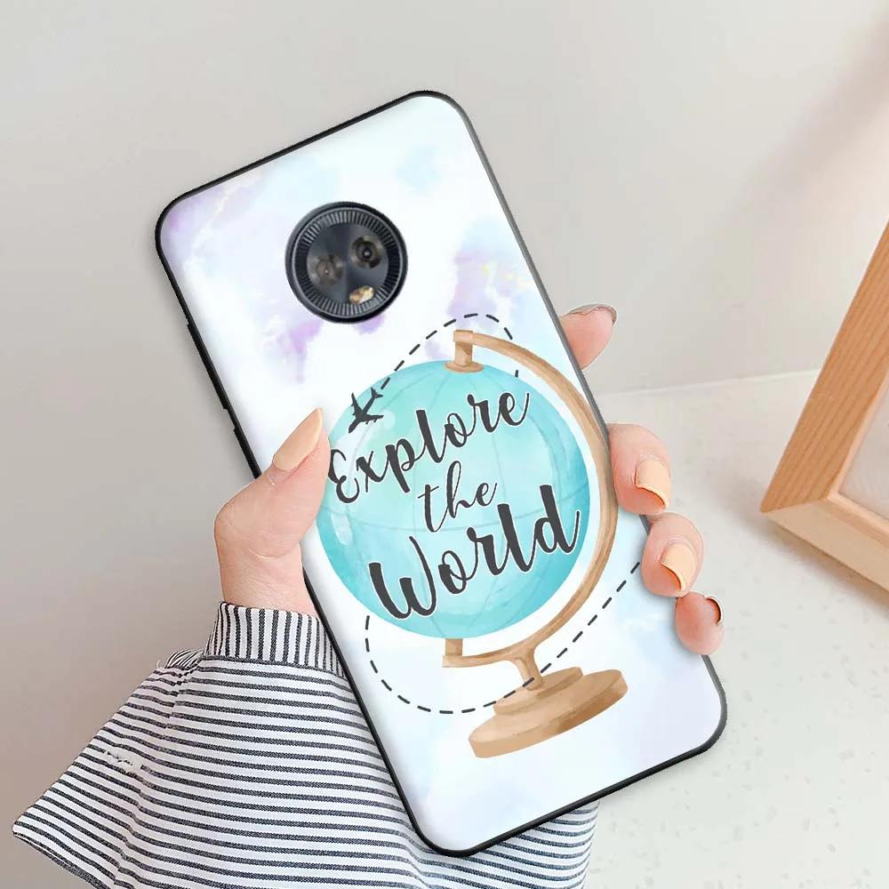 For Motorola Moto G6 G6 Plus Case Matte Silicone Case For Moto G6 Play Fashion TPU Protective Back Cover For MotoG6 Bumper Shell
