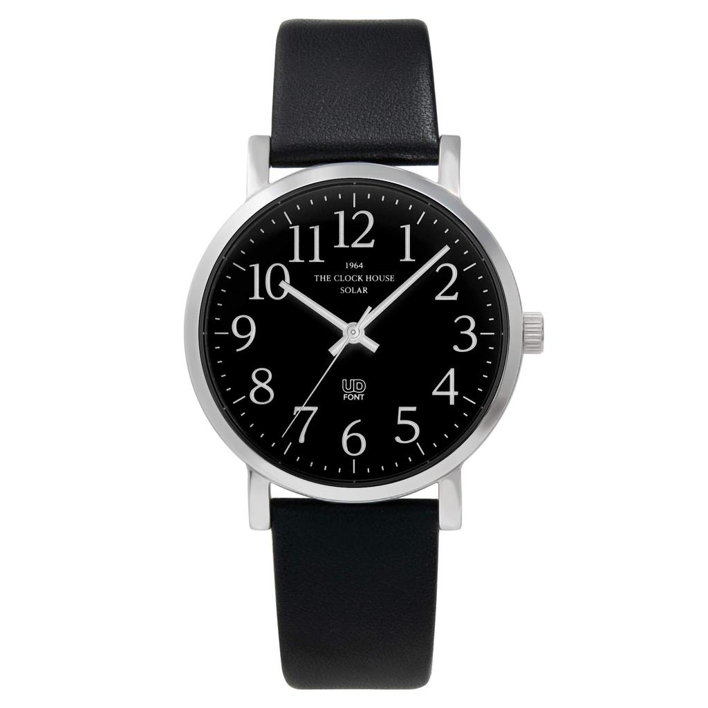 THE CLOCK HOUSE Universal Design Solar Men's Watch MUD1001-BK1B