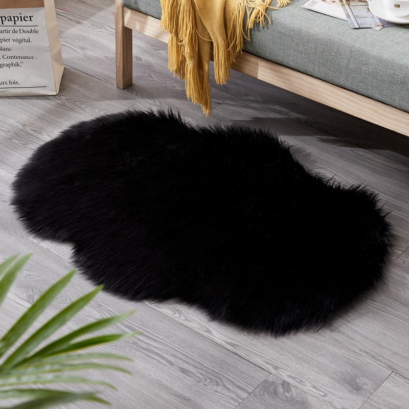 Tappeto Minimalista a Pelo Lungo per Soggiorno, Camera da Letto o Divano