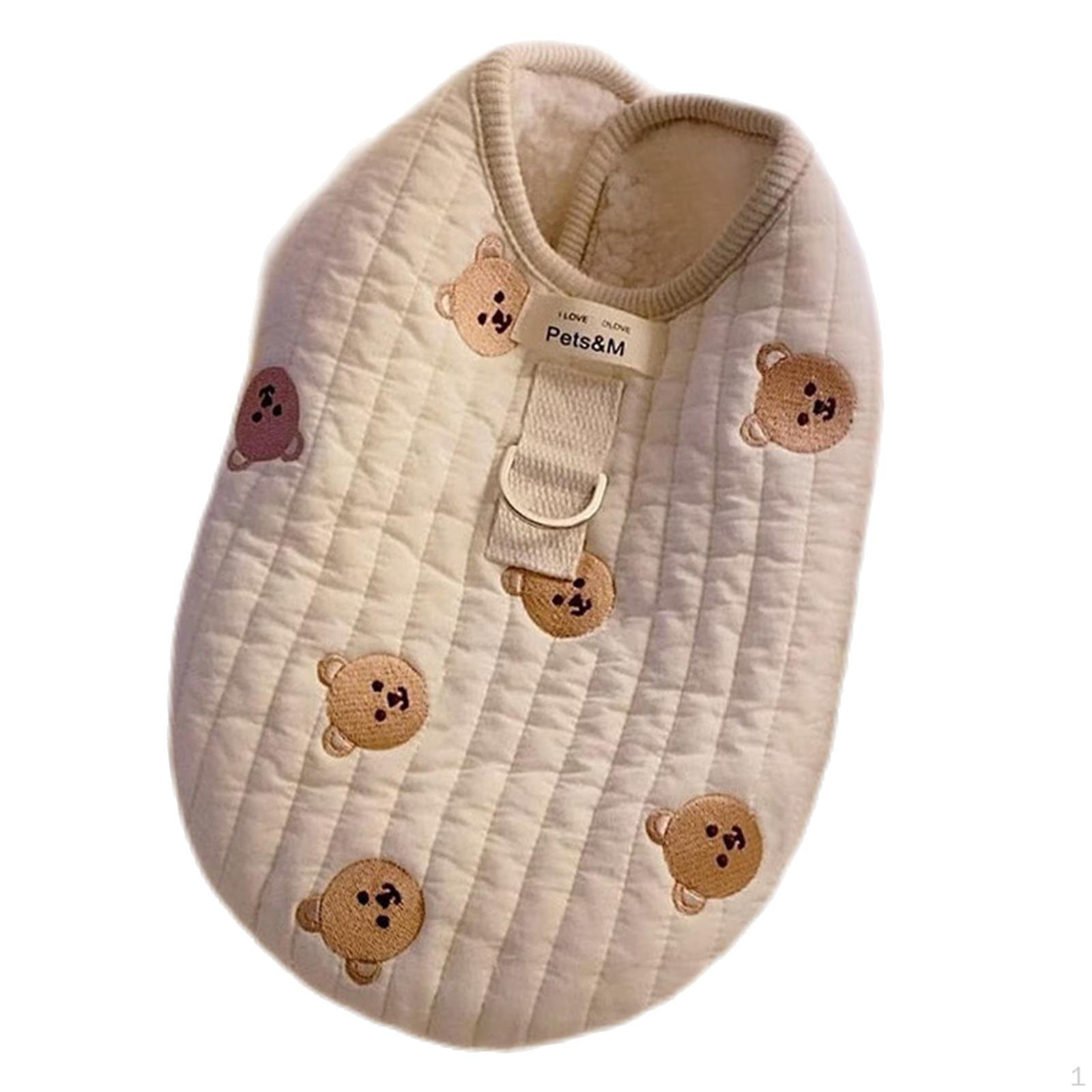 

Cozy Canine Vest Plush Fleece Dog Sweater with Leash Attachment Winter Pet Apparel for Chilly Days XXL