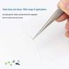 High Precision 304 Stainless Steel Pointed Tip Tweezers for Electronics and Hair Tweezing