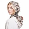 68Cm Animal Striped Scarf For Women Autumn And Winter Polyester Fiber Scarf Fashionable Warm Headscarf Neck Protection Shawl