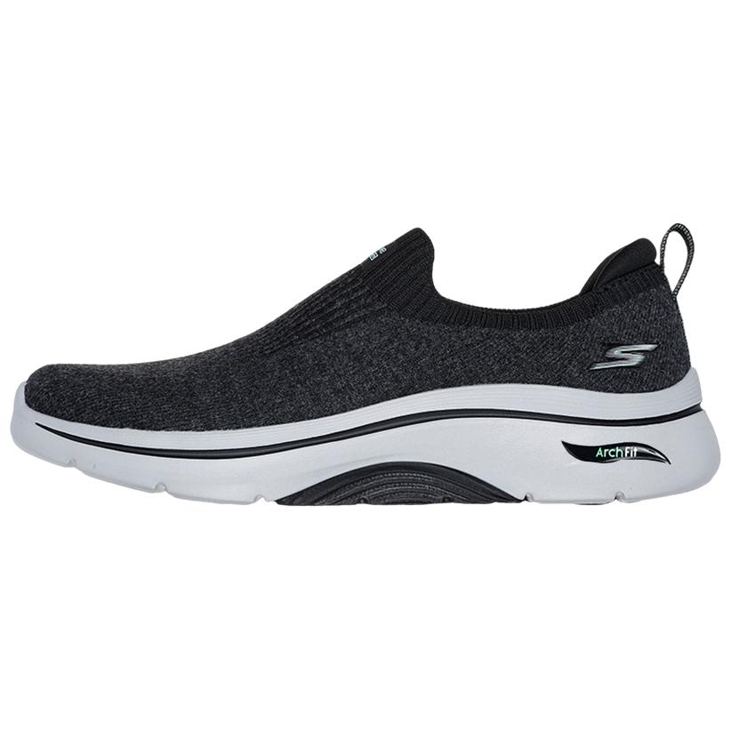 Skechers Go Walk Arch Fit 2.0 - Eliza Versatile Comfortable Low-Top Casual Shoes Women sneaker Black 125322-BKMN 38