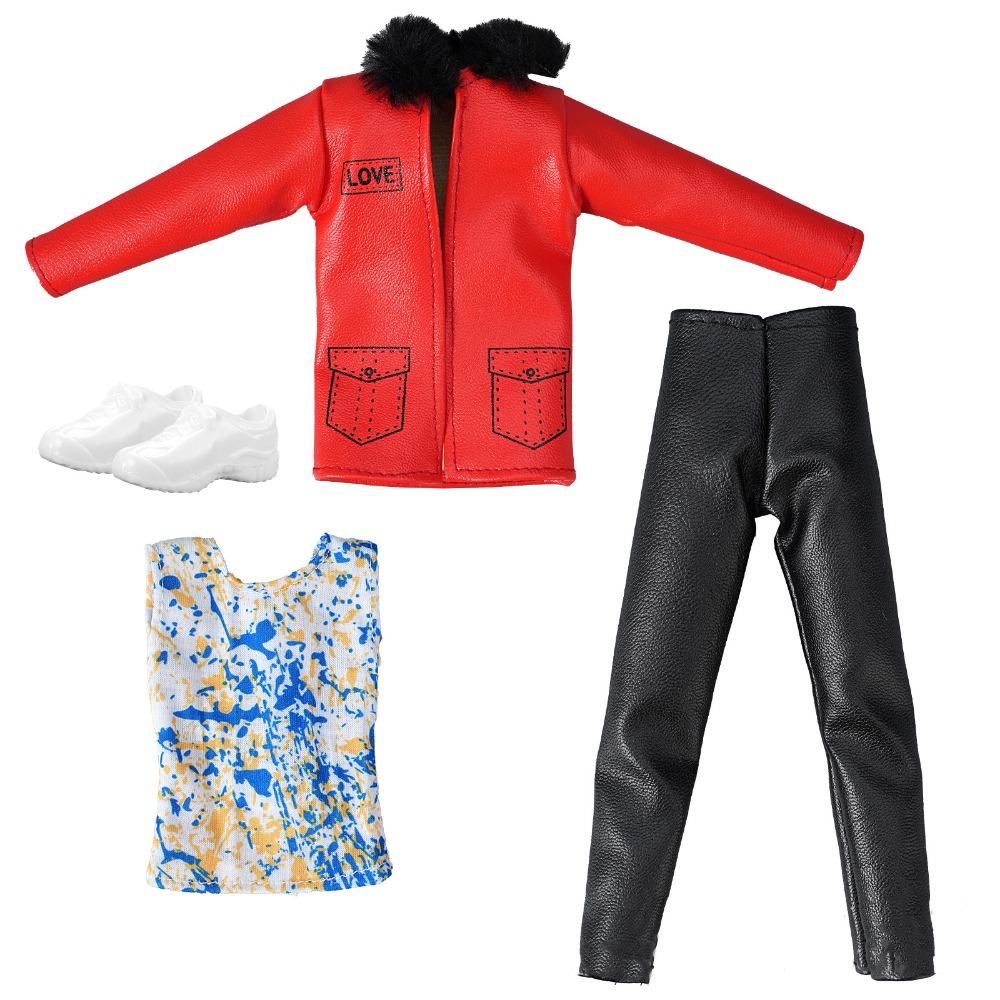 Multicolor Doll Clothes 1/6 30cm/11" Doll Sport Suit High Quality Mini Male Jackets Pants Toys