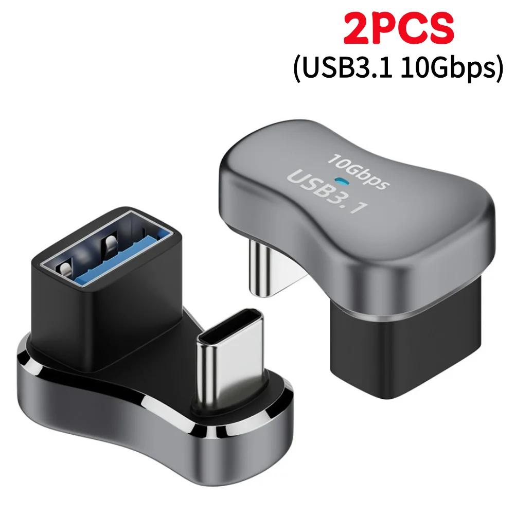 Type C/USB Female To Type C Male Adapter 140W 20Gbps Charger Connector USB3.1 10Gbps 4K 60Hz for Mobile Phone Keyboard Mouse