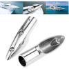 Boat Hand Rail End  316 Stainless Steel Marine Boat Hand Rail End Top Mount Hardware Fitting For 22mm Outside Diameter Tubing Or Pipe