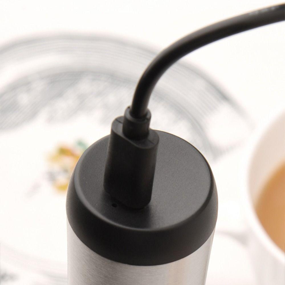 Handlicher Eieraufschläger USB-Aufladung Milchaufschäumer Einfach zu bedienen Getränkemixer Home Barista
