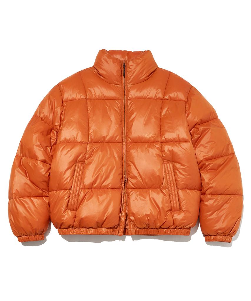 Filluminate Glossy Deuce Padded Jacket - Orange
