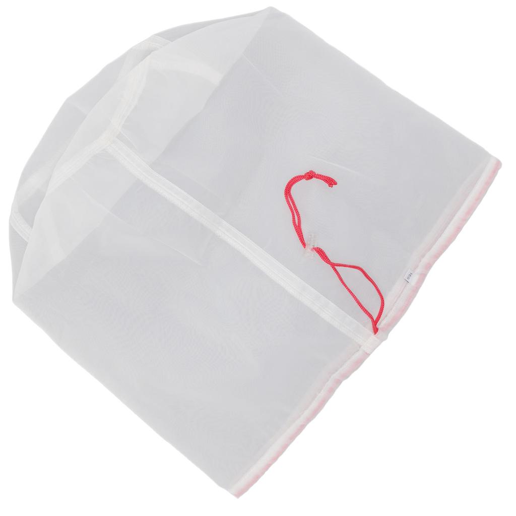5 Gallons Brew Bags Wine Straining Bag Extra Fine Mesh for Homebrewing Milk Honey Red (160micro)