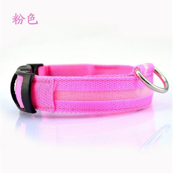 Cross-border In-stock New Dog Glowing Collar USB Rechargeable Dog Collar for Small and Large Breeds LED Pet Anti-Lost Dog Collar
