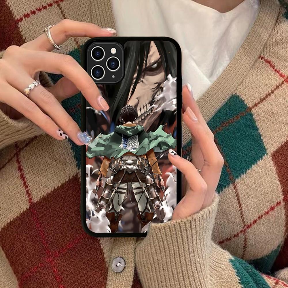 Levi Eren Jaeger Phone Case Silicone PC+TPU For For IPhone 11 12 13 14 15 16 Plus Pro Max Cover