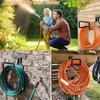 Garden Hose Rack Garage Hooks With Anti-Slip Coating Wall Mount Storage Organizer Wall-Mounted Hose Hanger