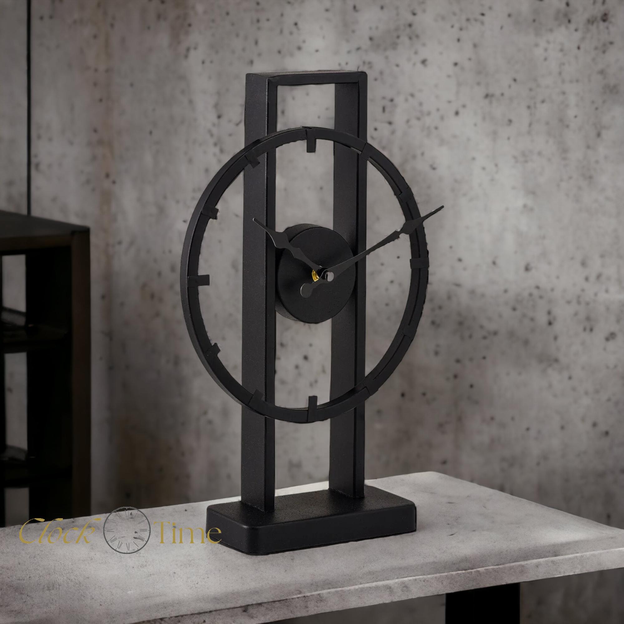 

Декоративные металлические настольные часы 24x36 см