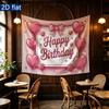 Glitter Birthday Backdrop 1pc - Studio Photo Prop