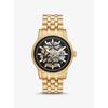 Oversized Hutton Gold-Tone Watch MKO1075