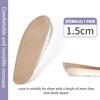 Invisible Height Increasing Shoe Insoles Quality Gel Insole for Feet Silicone Shoe Pads Shock Absorbing Shoe Sole 1Pair