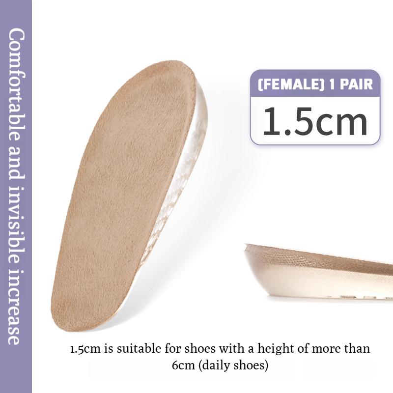 Invisible Height Increasing Shoe Insoles Quality Gel Insole for Feet Silicone Shoe Pads Shock Absorbing Shoe Sole 1Pair