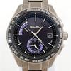Used SEIKO Brights World Time Solar Radio Watch 8B54-0BF0 Men's Titanium