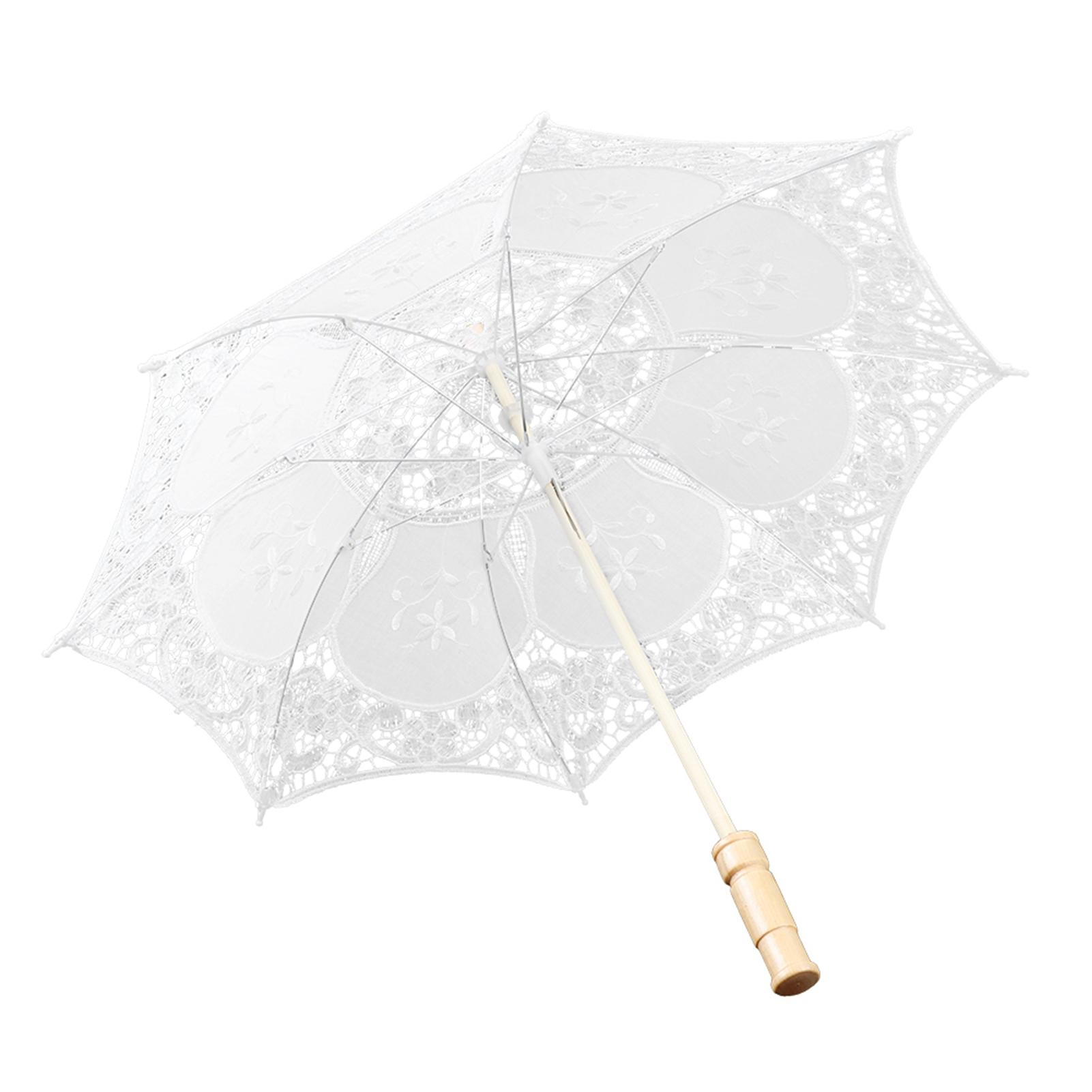 

West Bridal Lace Umbrella Parasol Banquet Stage Photography Prop Wedding Supplies