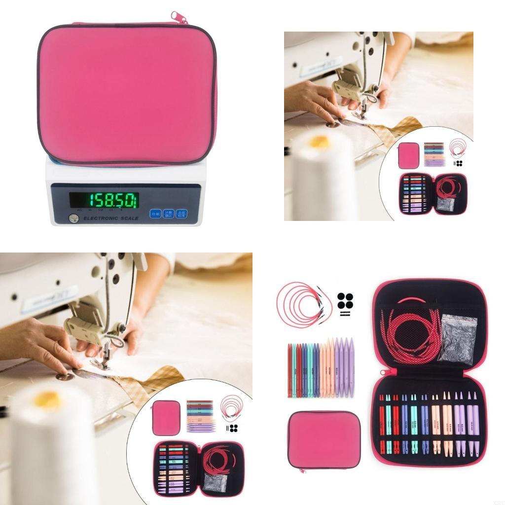 

10 пар круговых спиц из АБС-пластика с чехлом для вязания 3,75 мм-10 мм X3UC China Mainland