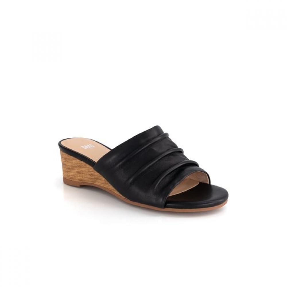 

Daks Women Comfort Wedge Mule Slipper Black Drd601ls10 250/black (LS10)
