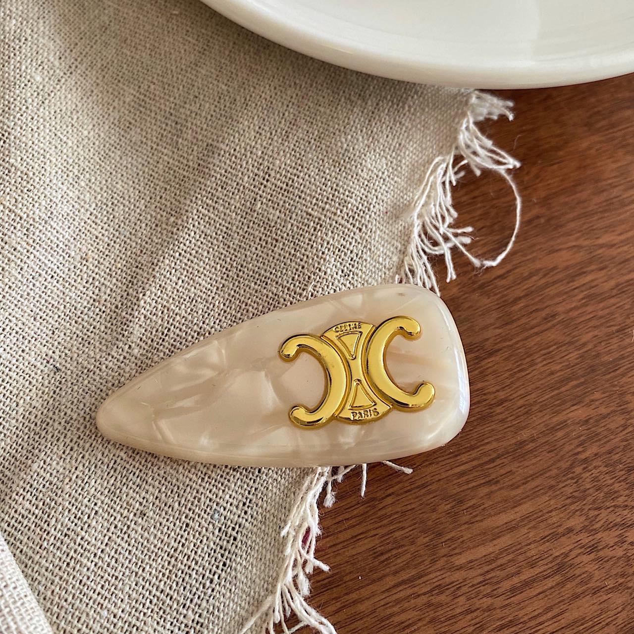 

Винтажная французско-корейская заколка для волос «утконос» из ацетата и сплава: Симпатичный, высококачественный боковой зажим