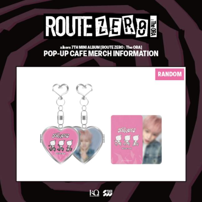 Предзаказ xikers POP-UP Store ROUTE ZERO: Брелок-зеркальце ORA Heart Random 1ea
