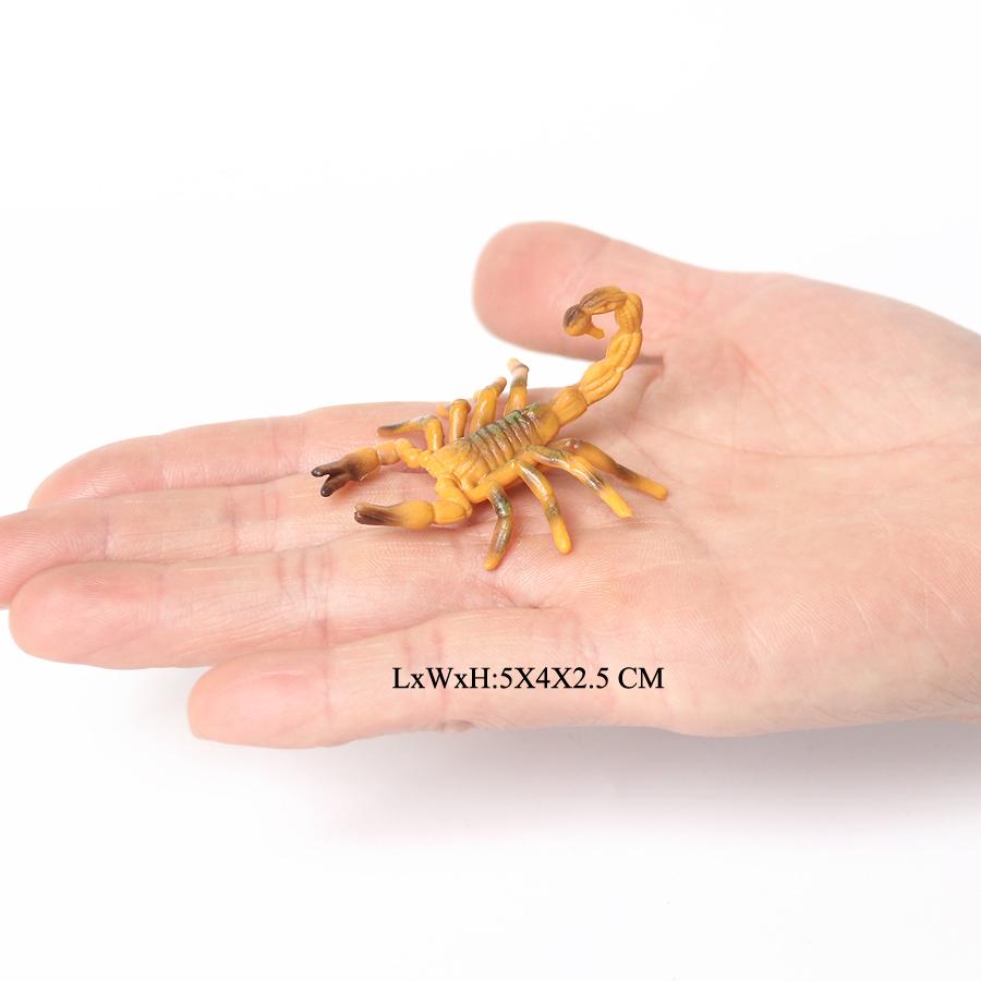 Insect Toy Miniature Insects Figures Animal Figurines Beetle Bee Spider Models Action Figure Plastic Animals Toys for Children