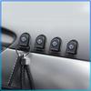 Mini Car Hooks Black Self Adhesive Invisible Hooks Interior Storage Holder For Alfa Romeo 147 159 156 Giulietta Giulia Mito Spider Alpha Nheadrest