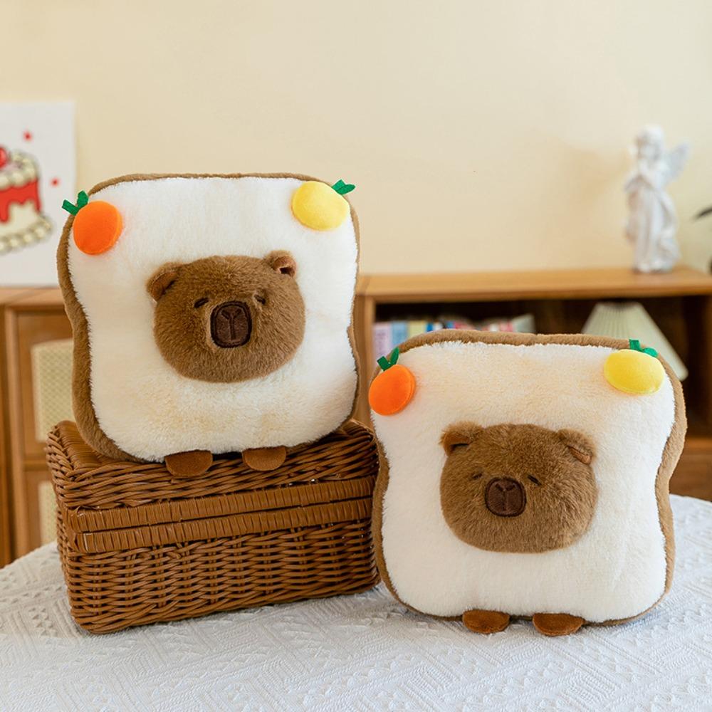 Simulation Bread Capybara Pillow 20~36CM Kapibala Plush Doll Kawaii Stuffed Plush Toy