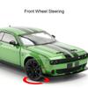 1:22 Challenger Srt Hellcat Honda NA1 Car Model Toy Sound Light Pull Back Shock Absorption Supercar Models Office Table Ornament