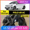 BGB1 GOLF 4 5 6 7 Hot 2026 For VW VOLKSWAGEN 2PCS Replacement Car Front Grill Badge Rear Trunk Lid Emblem Logo Car Styling For Polo 6