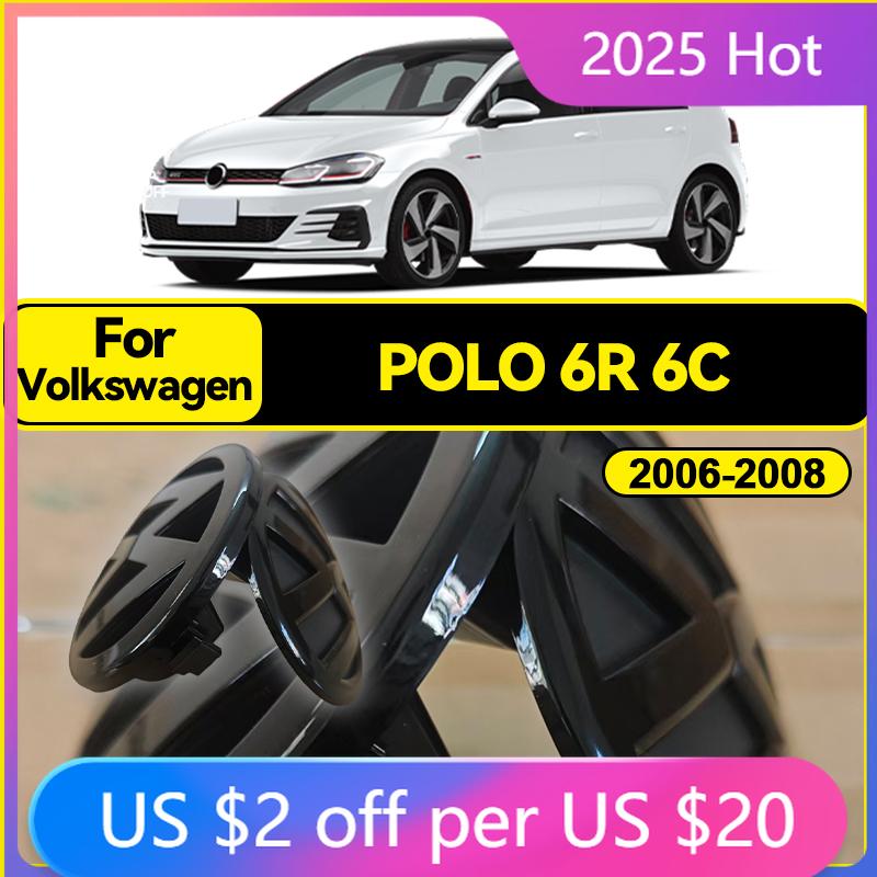 BGB1 GOLF 4 5 6 7 Hot 2026 For VW VOLKSWAGEN 2PCS Replacement Car Front Grill Badge Rear Trunk Lid Emblem Logo Car Styling For Polo 6