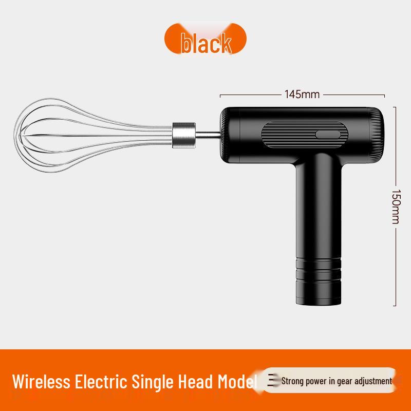 Wireless Mini Electric Egg Beater & Mixer: Handheld, Multi-functional Tool for Baking & Creams Rechargeable