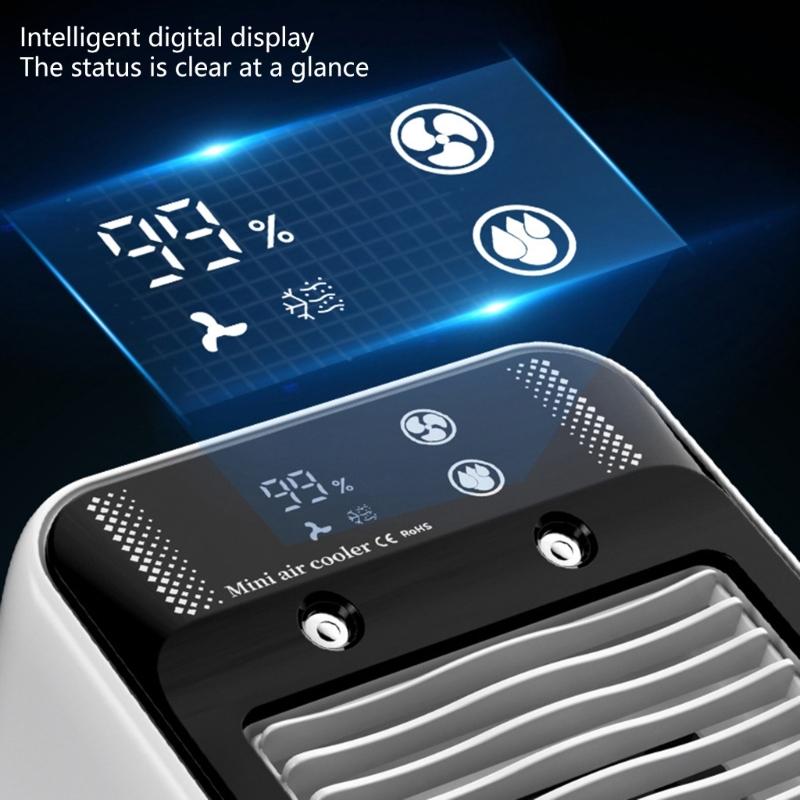 Portable Air Conditioner Air Cooling Fan Conditioning Mini Conditioner With 2 Speed For Outdoor Bedroom Indoor Outdoor