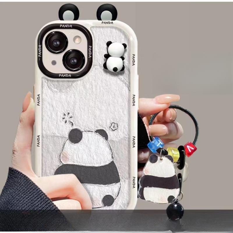 

Подходит для Huawei P60 Чехол для мобильного телефона Mate50/40 Милая панда Трехмерная кукла Honor 70 Girls Cream Shell Soft Honor 90