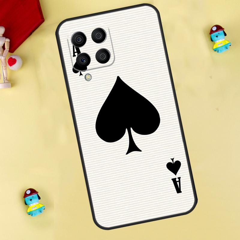 Ace of Spades Case For Samsung Galaxy M33 M15 M55 M31 M13 M12 M14 M06 M16 M36 M56 M53 M32 M52 M35 M34 M54