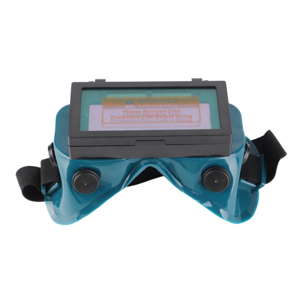 Solar Auto Darkening Eye Mask Welding Goggles Welder Eye  ive Glasses (Blue)