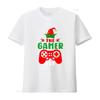 Christmas Elf Gamer Controller Boys Kids T Shirtns Gaming Xmas Shirt vintage Washed designer clothes Soft Comfortable Casual