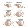 5Pieces Pearls Pendants Jewelry Making Part Fashion Accessory Perfect for Unique Jewelry Making and Craft Accessories