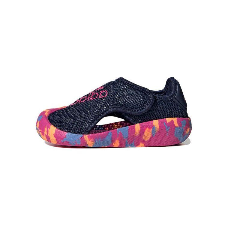 Adidas Durable Low Top Sports Sandals Baby Sandals Black Blue Pink H06440