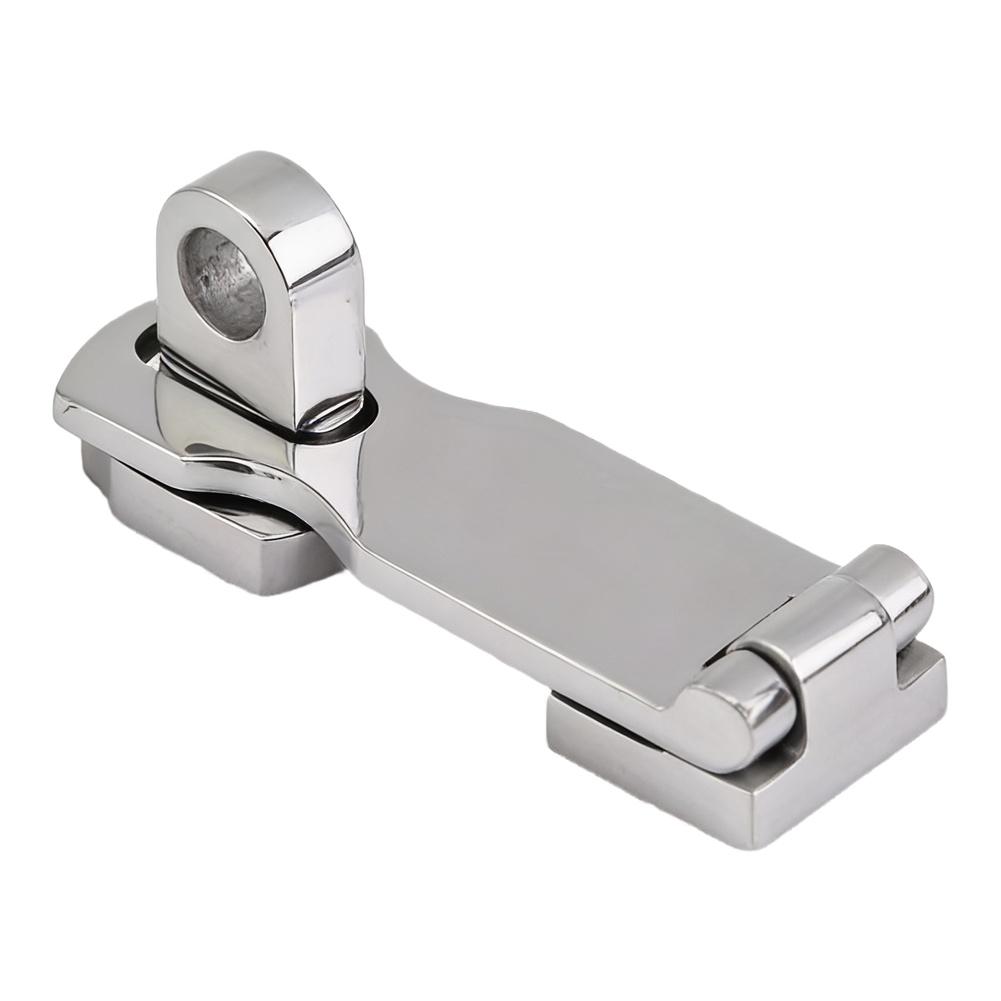 1pcs Swivel Safety Hasp Marine Grade 316 Stainless Steel Door Hasps,3 Inch Heavy Duty Swivel Safety Hasp Hardware China Mainland
