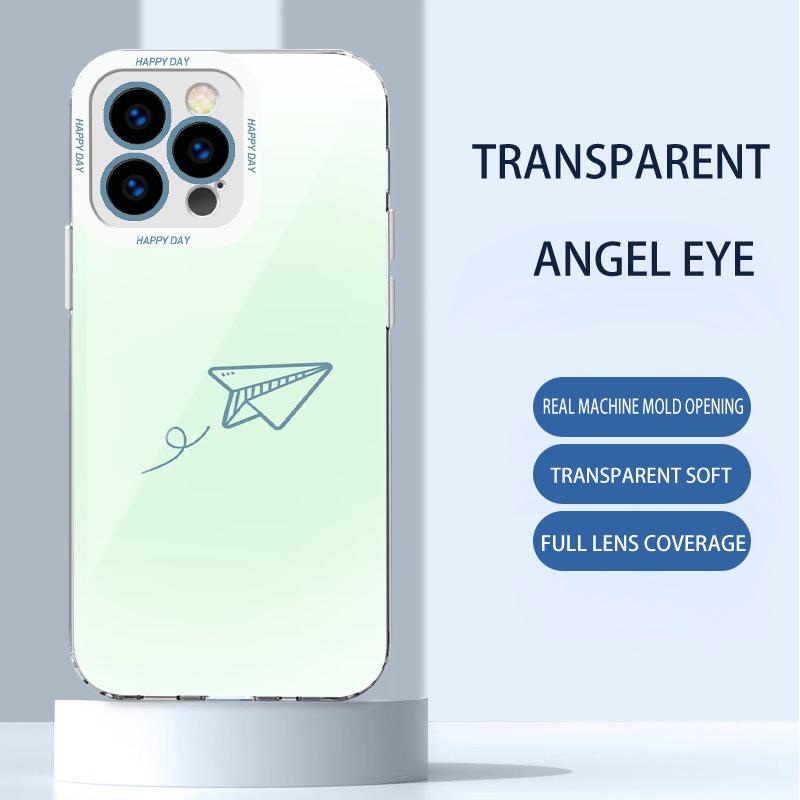 

Чехол Smile14PRO Gradient Transparent Anti-Fall для Apple 11/12/13/14/15/14PRO/15PLUS/Max 11 Pro