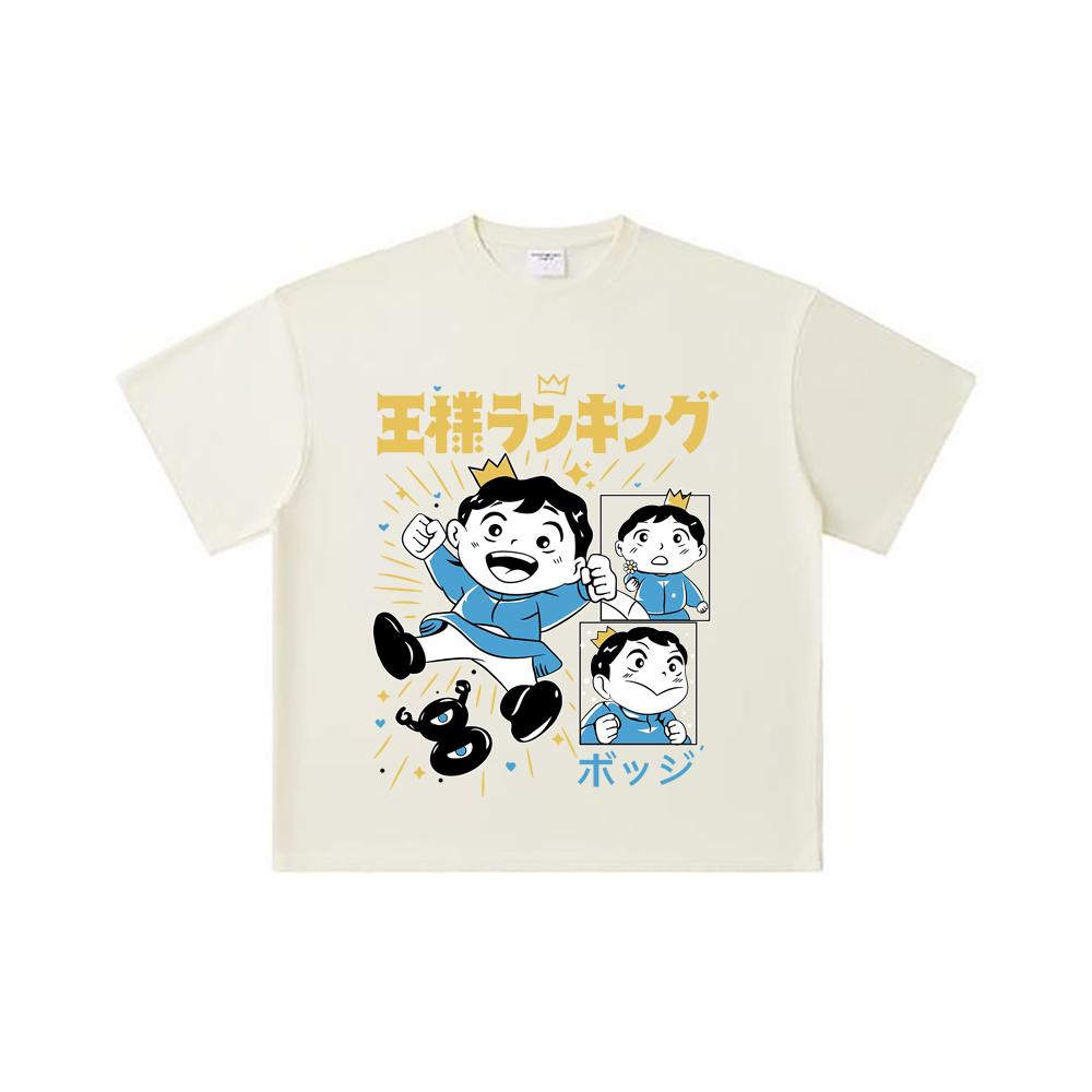 260 GSM Double Yarn 32 Count 100% Cotton Ousama Ranking V2 Print Unisex Heavy Cotton T Shirt